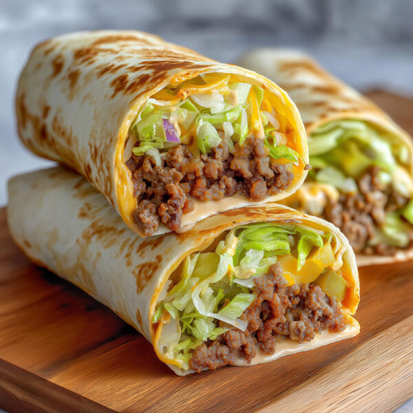 Ground Beef Burrito